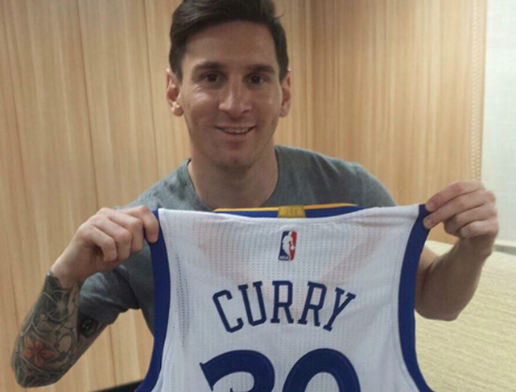 Leo Messi Stephen Curry Instagram NBA