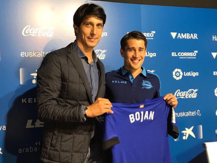 Bojan: “Estoy muy agradecido al Alavés por darme la oportunidad de regresar a España»