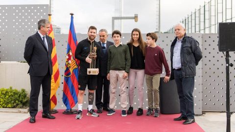 Messi, FC Barcelona, Premio Memorial Aldo Rovira 2017