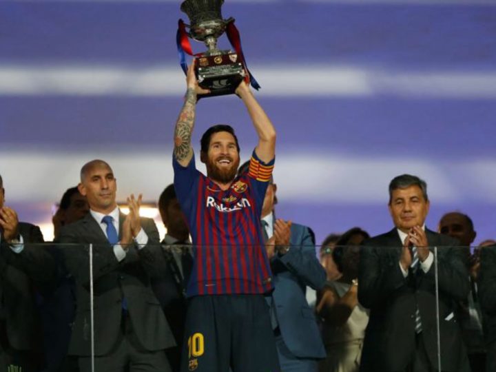 Otro récord para Leo Messi: 33 títulos con el Barça tras levantar la Supercopa de España