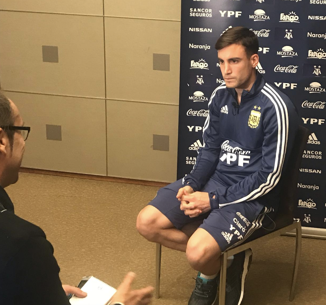 “It’s really nice that I’m being talked about, but I’m just focused on the present”, Nico Tagliafico talks to EFE from Argentina’s training camp