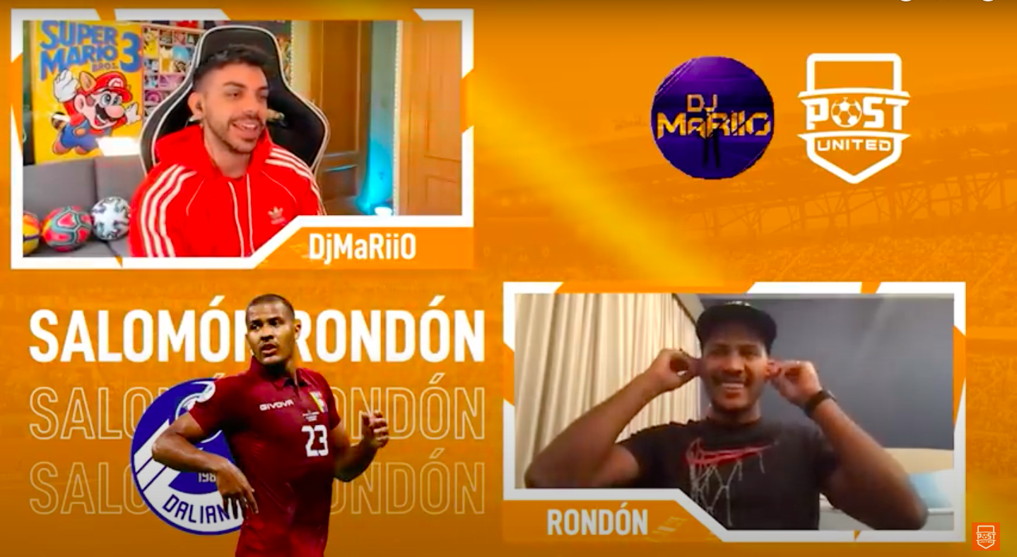 Rondón reveals favourite players in fun interview with DJMariio